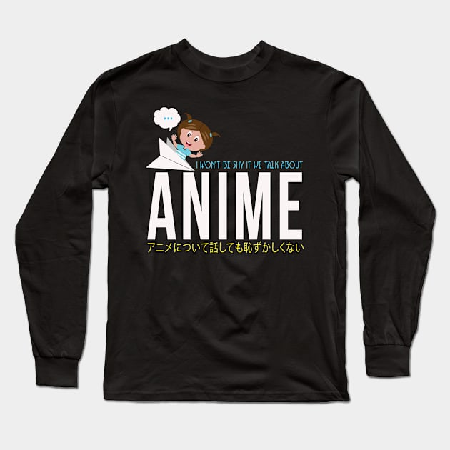 Anime Shy Long Sleeve T-Shirt by CrissWild